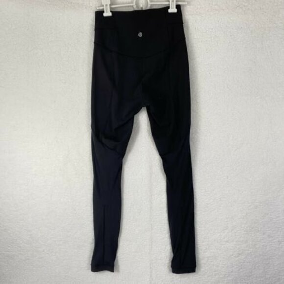 Lululemon Leggings Womens Size 6‎ Black Sculpt It Tight Mesh Side High Waisted - Picture 4 of 11